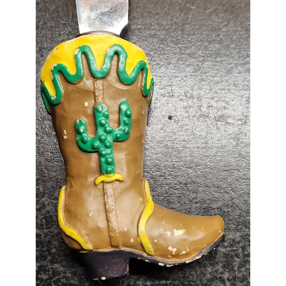 Boston Warehouse Boot-Themed Stainless Steel Cheese Spreaders Set -‎ 4 Pieces